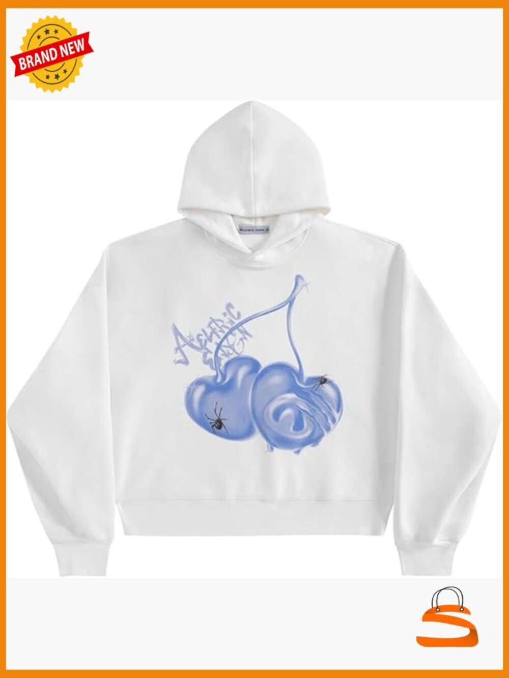 Graphic Oversized Hooded Sweatshirt Long Sleeve Pullover